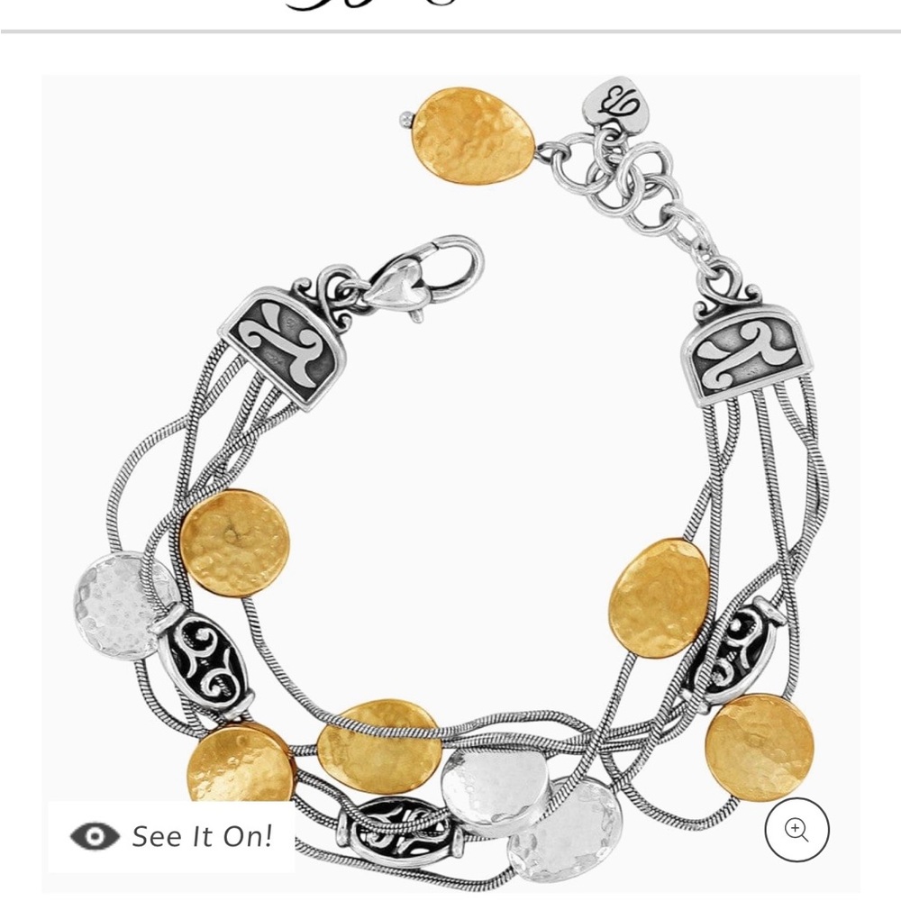 Brighton Gold and Silver Multi-Strand Bracelet